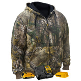 Dewalt 20V MAX REALTREE XTRA Lithium-Ion Heated Hoodie Sweatshirt Kit - Small, Camouflage (2 Ah)