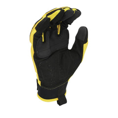 Dewalt (12/Box) Performance Mechanic Work Gloves - Medium, Yellow/Black