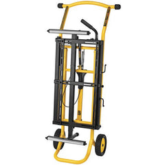 Dewalt 25 in. x 60 in. x 32.5 in. Heavy-Duty Rolling Miter Saw Stand - Yellow/Black