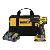 Factory Reconditioned Dewalt 20V MAX Lithium-Ion Brushless 1/2 in. Cordless Hammer Drill Kit (2 Ah)