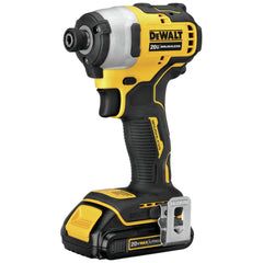 Factory Reconditioned Dewalt ATOMIC 20V MAX Brushless Lithium-Ion Compact 1/4 in. Cordless Impact Driver Kit (1.3 Ah)
