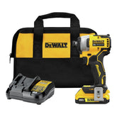 Factory Reconditioned Dewalt 20V MAX ATOMIC Lithium-Ion Brushless 1/4 in. Cordless Impact Driver Kit (2 Ah)