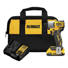 Factory Reconditioned Dewalt 20V MAX Brushless Lithium-Ion 1/4 in. Cordless Impact Driver Kit (2 Ah)