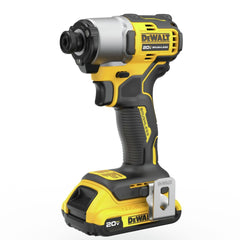 Factory Reconditioned Dewalt 20V MAX Brushless Lithium-Ion 1/4 in. Cordless Impact Driver Kit (2 Ah)