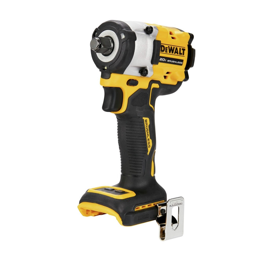 Factory Reconditioned Dewalt 20V MAX ATOMIC Brushless Lithium-Ion 1/2 in. Cordless Impact Wrench with Hog Ring Anvil (Tool Only)