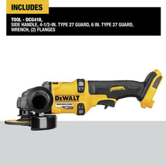 Factory Reconditioned Dewalt 60V MAX Lithium-Ion Brushless 4-1/2 in. to 6 in. Cordless Grinder with Kickback Brake (Tool Only)