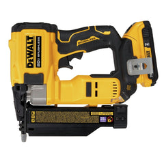 Factory Reconditioned Dewalt 20V MAX ATOMIC COMPACT Brushless Lithium-Ion 23 Gauge Cordless Pin Nailer Kit (2 Ah)