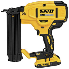 Factory Reconditioned Dewalt 20V MAX XR 18 Gauge Cordless Brad Nailer Kit (2 Ah)