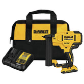 Factory Reconditioned Dewalt 20V MAX Cordless Lithium-Ion 18 Gauge Narrow Crown Stapler Kit