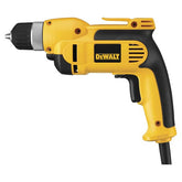 Factory Reconditioned Dewalt 8 Amp VSR 3/8 in. Pistol Grip Drill with Keyless Chuck Kit