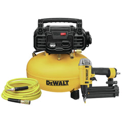 Factory Reconditioned Dewalt 18 Gauge 2-1/8 in. Pneumatic Brad Nailer and 0.9 HP 6 Gallon Oil-Free Pancake Compressor Combo Kit