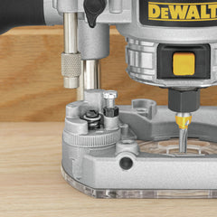 Factory Reconditioned Dewalt 1-1/4 HP Max Torque Variable Speed Compact Router Combo Kit with LEDs