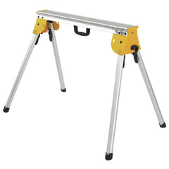 Factory Reconditioned Dewalt 11 in. x 36 in. x 32 in. Heavy Duty Work Stand with Miter Saw Mounting Brackets - Silver/Yellow