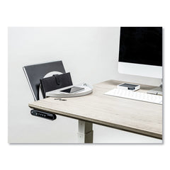 Deflecto 12 x 9.69 x 7.11 Standing Letter Size Desk File Organizer - Gray