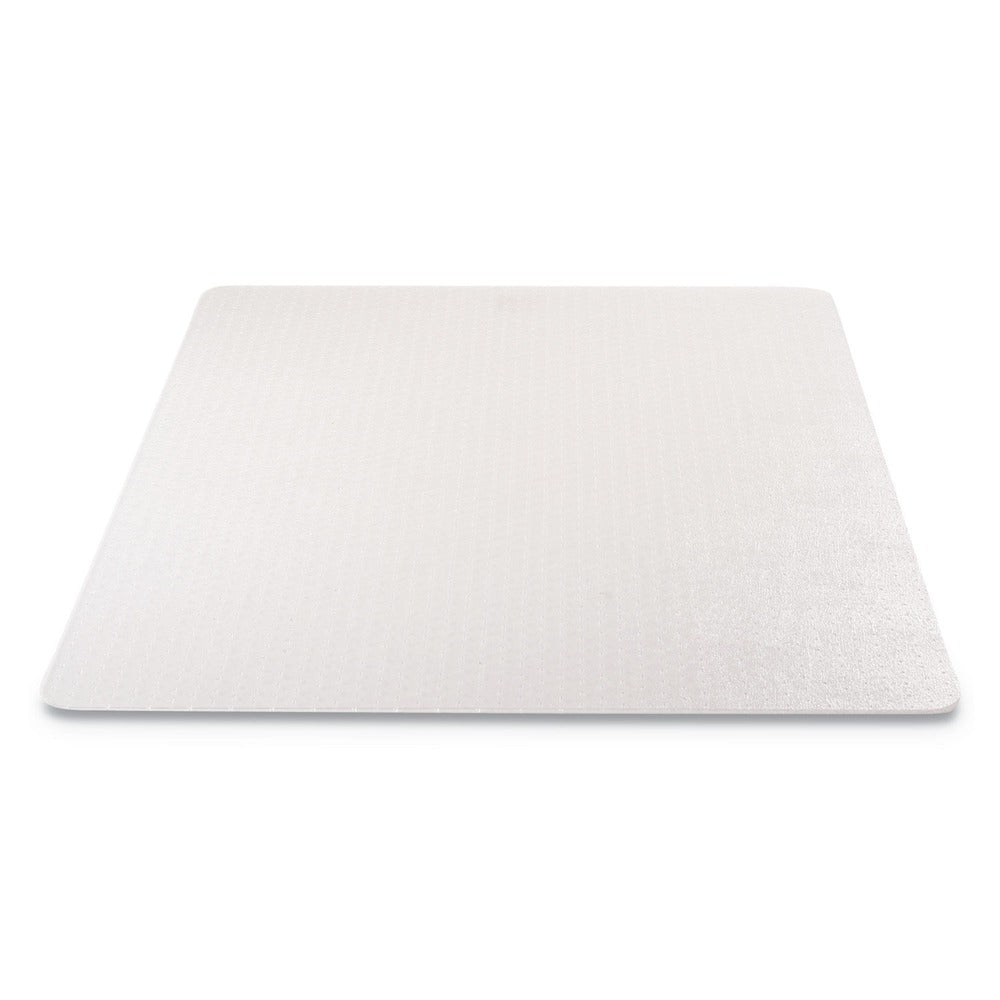 Deflecto 46 in. x 60 in. Rectangle Low Pile Carpet Roll EconoMat Occasional Use Chair Mat - Clear