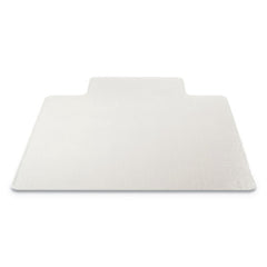 Deflecto RollaMat 36 in. x 48 in. Flat Lipped Medium Pile Carpet Frequent Use Chair Mat - Clear