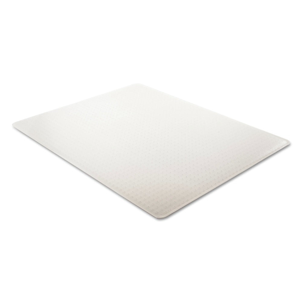 Deflecto RollaMat 46 in. x 60 in. Frequent Use Rectangle Flat Chair Mat For Medium Pile Carpet - Clear