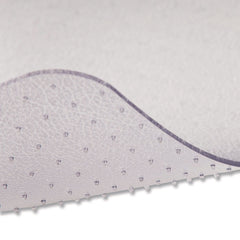 Deflecto 45 in. x 53 in. OceanMat Lipped Carpet Chair Mat - Clear