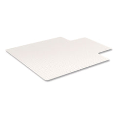 Deflecto 45 in. x 53 in. OceanMat Lipped Carpet Chair Mat - Clear