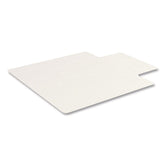 Deflecto 45 in. x 53 in. Oceanmat Hard Floor Lipped Chair Mat - Clear