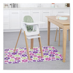 Deflecto FashionMat 35 in. x 40 in. Chair Mat - Daisies (1/Carton)