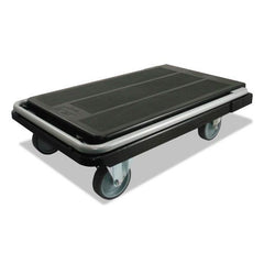 Deflecto 300 lb Capacity 21 x 32.5 x 37.5 Heavy-Duty Platform Cart - Black