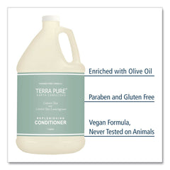Diversified Hospitality Solutions 002256EA Terra Pure 1-Gallon Bottle Conditioner - Green Tea and Lemongrass Scent