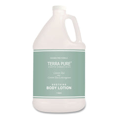 Diversified Hospitality Solutions Terra Pure 1-Gallon Bottle Lotion - Green Tea and Lemongrass Scent