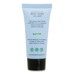 Diversified Hospitality Solutions H2O Therapy 0.85 oz Single-Use Body Wash - White Tea and Lemongrass (300/Carton)