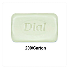 Dial Professional 10923 00098 2.5 oz. Unwrapped Antibacterial Deodorant Bar Soap - lean Fresh Scent (200/Carton)