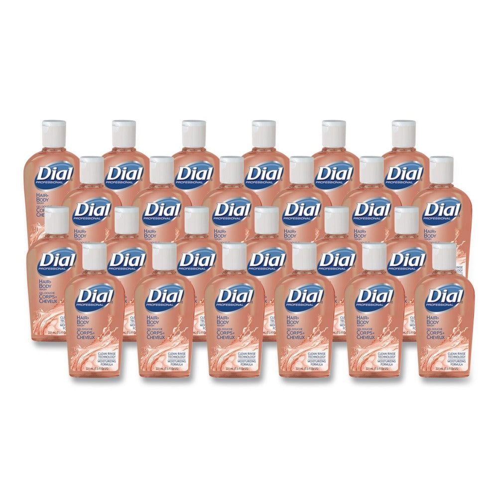 Dial Professional 7.5 oz. Hair and Body Wash - Neutral Scent (24/Carton)