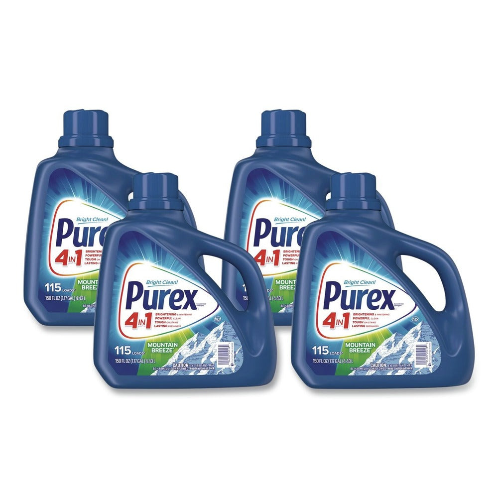 Purex 150 oz. Bottle Liquid Laundry Detergent - Mountain Breeze (4/Carton)