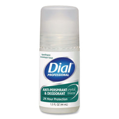 Dial Professional 1.5 oz. Roll-On Bottle Anti-Perspirant Deodorant - Crystal Breeze (48/Carton)
