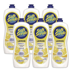 Soft Scrub 23400 15020 36 oz. Bottle All Purpose Cleanser - Lemon Scent (6/Carton)