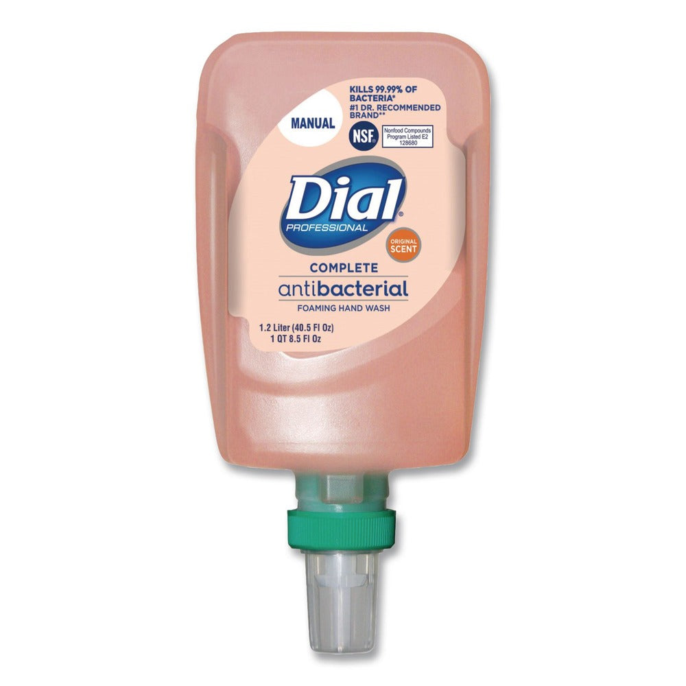 Dial Professional 1.2 Liter Antibacterial Foaming Hand Wash Refill for FIT Manual Dispenser - Original Scent