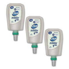 Dial Professional 1 Liter Bottle Antibacterial Foaming Hand Sanitizer Refill for FIT Touch Free Dispenser - Fragrance-Free (3/Carton)