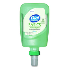 Dial Professional 1.2 Liter Basics Hypoallergenic Foaming Hand Wash Refill for FIT Manual Dispenser - Honeysuckle Scent (3/Carton)