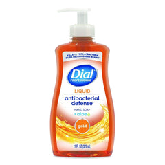 Dial Professional 11 oz. Pump Bottle Antibacterial Defense Gold Hand Soap Plus Aloe - Original (12/Carton)