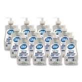 Dial Professional 11 oz. Pump Bottle Gel Antibacterial Hand Sanitizer - Fragrance-Free (12/Carton)