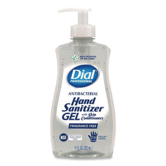 Dial Professional 11 oz Gel Antibacterial Hand Sanitizer - Fragrance-Free