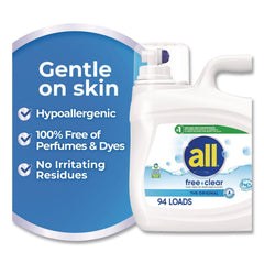 Dial 118 oz Free Clear HE Laundry Detergent (4/Carton)