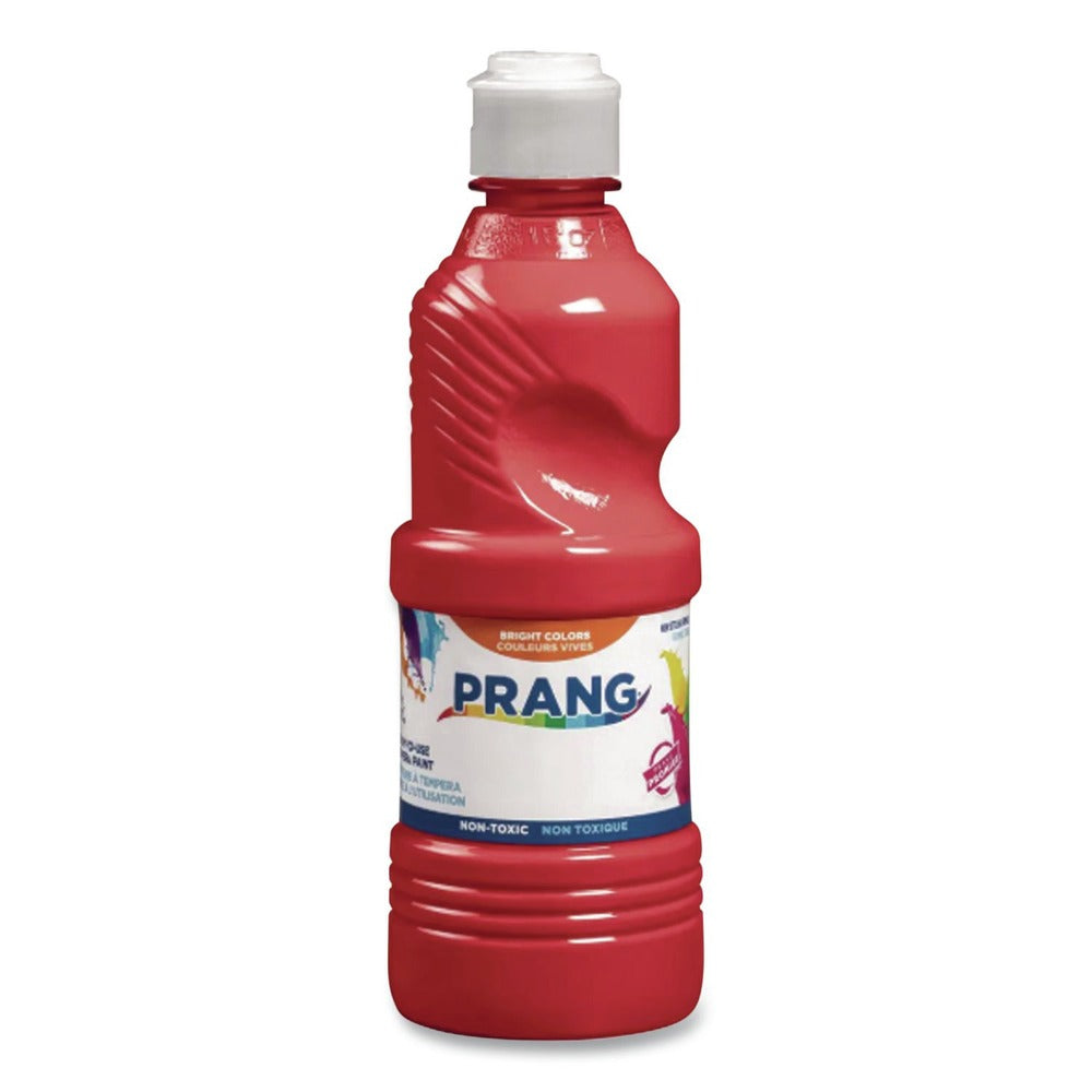 Prang 16 oz. Dispenser-Cap Bottle Ready-to-Use Tempera Paint - Red