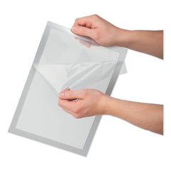 Durable 11 in. x 17 in. DURAFRAME SUN Sign Holder - Silver Frame (2/Pack)