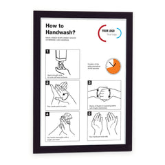 Durable DURAFRAME MAGNETIC Sign Holder Frame 13.39 x 17.87 Black Frame 2/Pack