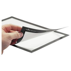 Durable DURAFRAME 11 in. x 17 in. Sign Holder - Black Frame (2/Pack)