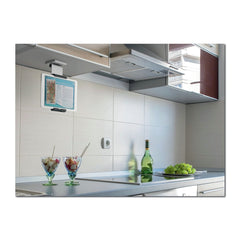 Durable Mountable Tablet Holder - Silver/Charcoal Gray