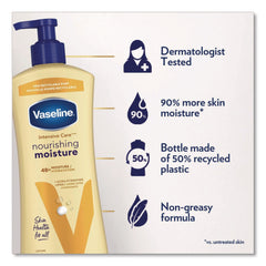 Vaseline Intensive Care 20.3 oz. Pump Bottle Essential Healing Body Lotion (4/Carton)