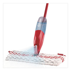 O-Cedar ProMist MAX Spray Mop with 48 in. Red/Black/Gray Plastic Handle - Red/White/Gray Microfiber Head (4/Carton)