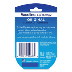 Vaseline 0.25 oz Plastic Flip-Top Lip Therapy - Original (32/Carton)