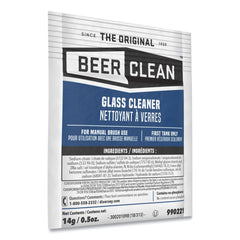Diversey Care Beer Clean 5 oz. Packet Powder Glass Cleaner (100/Carton)